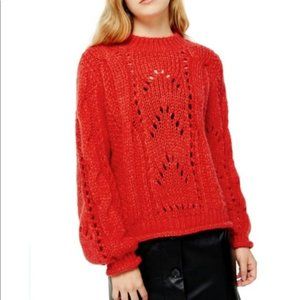 NWT TOPSHOP Shell Sweater US 12